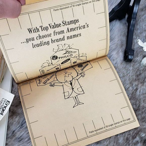 1966 Vintage Lot Top Value Stamp Books Gold Bond Mail Order Department Envelope - Picture 4 of 8